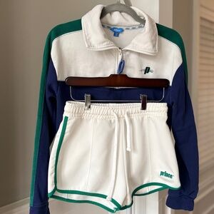 Prince Tennis Set Target x Zara Collab Jacket M Shorts S Retro Athletic